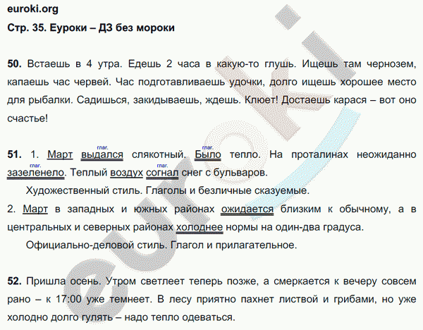 Рабочая тетрадь по русскому языку 8 класс Ефремова Страница 35