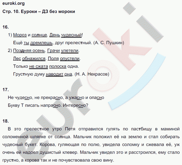 Рабочая тетрадь по русскому языку 5 класс Ефремова Страница 10