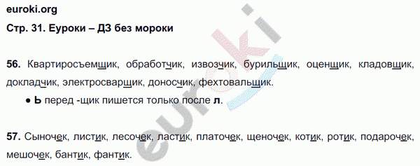 Рабочая тетрадь по русскому языку 6 класс Ефремова Страница 31