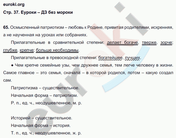 Рабочая тетрадь по русскому языку 6 класс Ефремова Страница 37