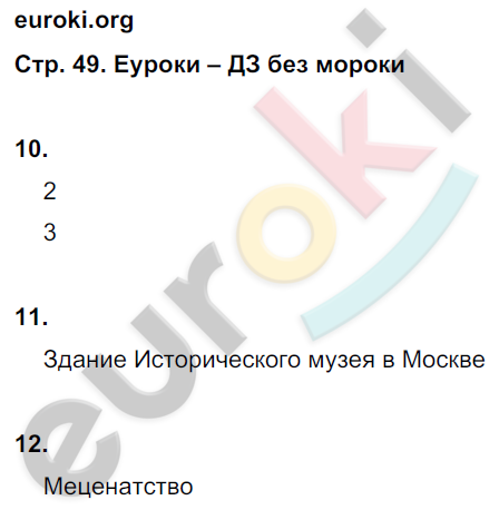 Контрольные работы по истории 9 класс. ФГОС Артасов Страница 49