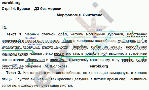 Рабочая тетрадь по русскому языку 9 класс Ефремова Страница 14