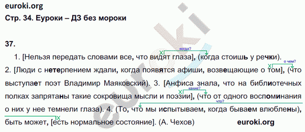 Рабочая тетрадь по русскому языку 9 класс Ефремова Страница 34