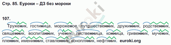 Рабочая тетрадь по русскому языку 9 класс Ефремова Страница 85