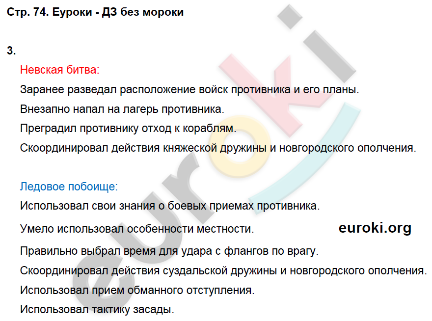 Рабочая тетрадь по истории России 6 класс. ФГОС Артасов Страница 74