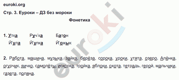 Рабочая тетрадь по русскому языку 2 класс. Учусь писать без ошибок Кузнецова Страница 3