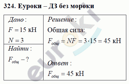 Физика 7 класс Перышкин (сборник задач) Задание 324