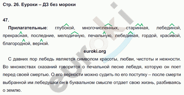 Рабочая тетрадь по русскому языку 7 класс. ФГОС Ларионова. К учебнику Разумовской Страница 26