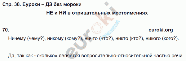 Рабочая тетрадь по русскому языку 7 класс. ФГОС Ларионова. К учебнику Разумовской Страница 38