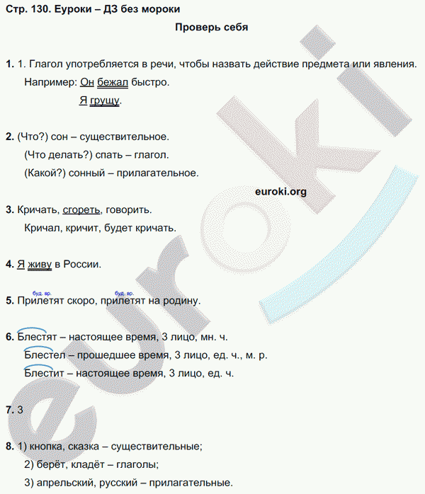 Русский язык 1 класс канакина стр 30