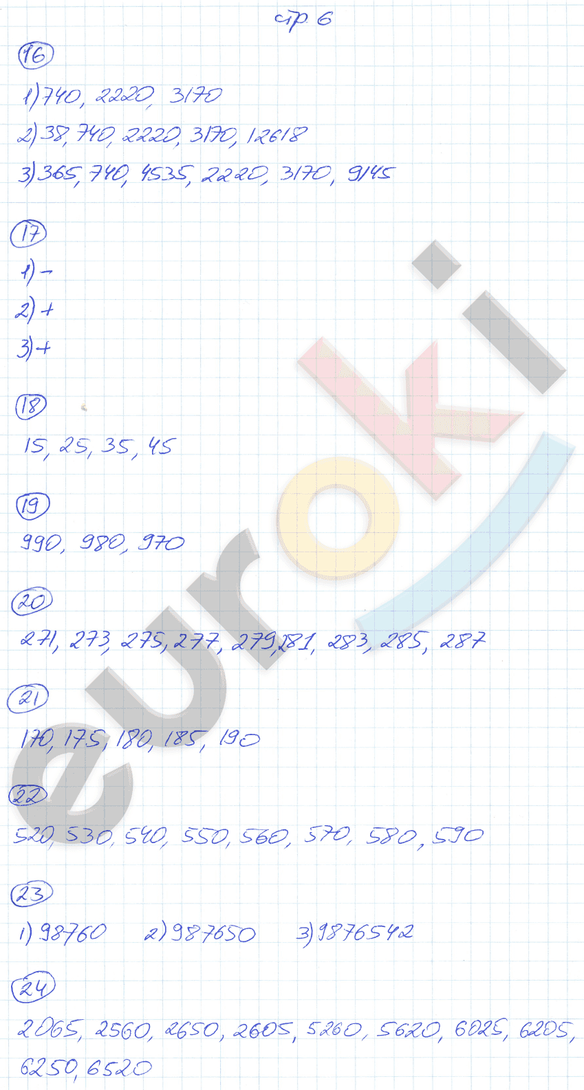 Рабочая тетрадь по математике 6 класс. Часть 1, 2, 3. ФГОС Мерзляк, Полонский, Якир Страница 6