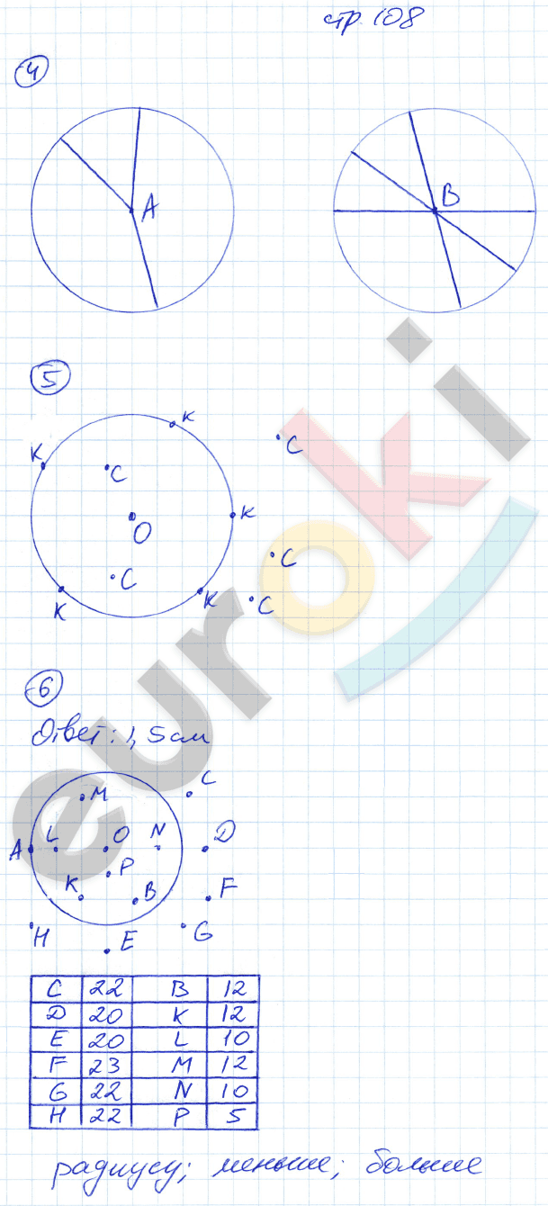 Рабочая тетрадь по математике 5 класс. Часть 1, 2. ФГОС Ерина. К учебнику Зубаревой, Мордковича Страница 108