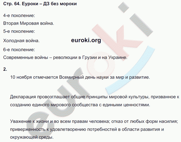 Рабочая тетрадь по обществознанию 8 класс Федорова, Никитин Страница 64