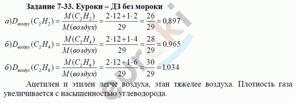 Химия 9 класс. Задачник Кузнецова, Левкин Задание 33