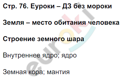 Рабочая тетрадь по естествознанию 6 класс Гуревич Страница 76