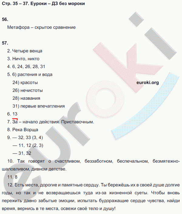 Рабочая тетрадь по русскому языку 8 класс  Литвинова Страница 37