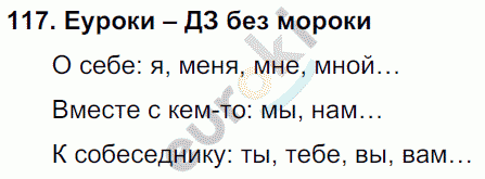 Русский язык 3 класс. Часть 1, 2 Соловейчик, Кузьменко Задание 117