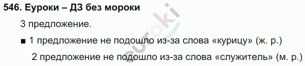 Русский язык 3 класс. Часть 1, 2 Соловейчик, Кузьменко Задание 546