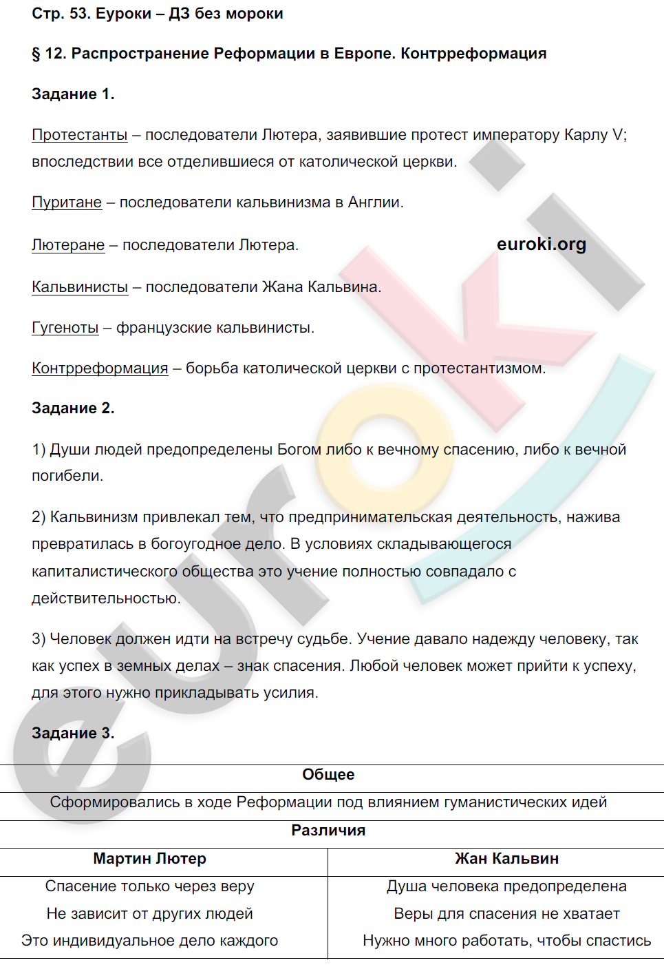 Рабочая тетрадь по истории Нового времени 7 класс. Часть 1, 2. Румянцев Страница 53