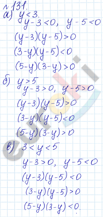 Алгебра 9 класс Дорофеев, Суворова Задание 131