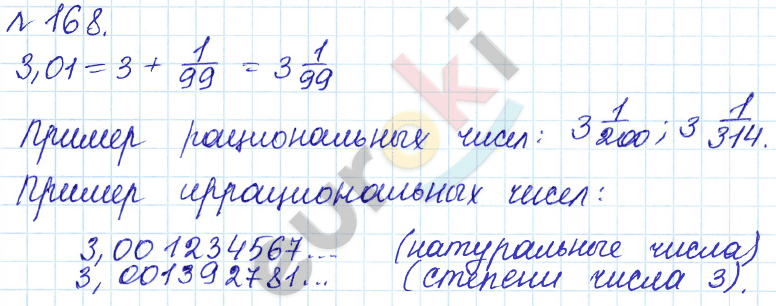 Алгебра 9 класс Дорофеев, Суворова Задание 168