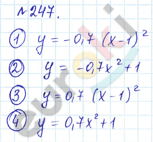 Алгебра 9 класс Дорофеев, Суворова Задание 247