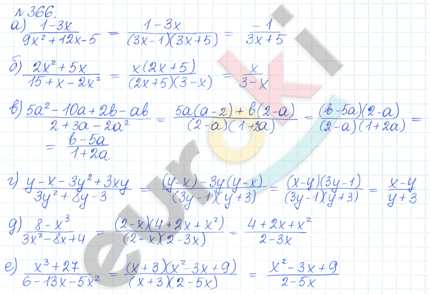Алгебра 9 класс Дорофеев, Суворова Задание 366