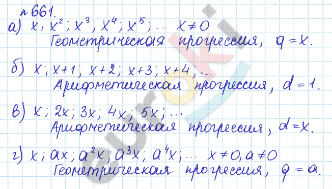 Алгебра 9 класс Дорофеев, Суворова Задание 661