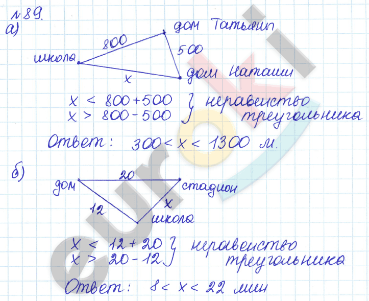 Алгебра 9 класс Дорофеев, Суворова Задание 89