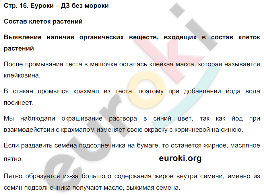 Тетрадь-практикум по биологии 6 класс Сухорукова, Кучменко Страница 16