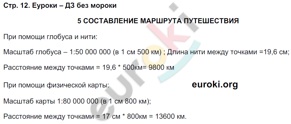 Тетрадь-практикум по географии 6 класс Котляр Страница 12