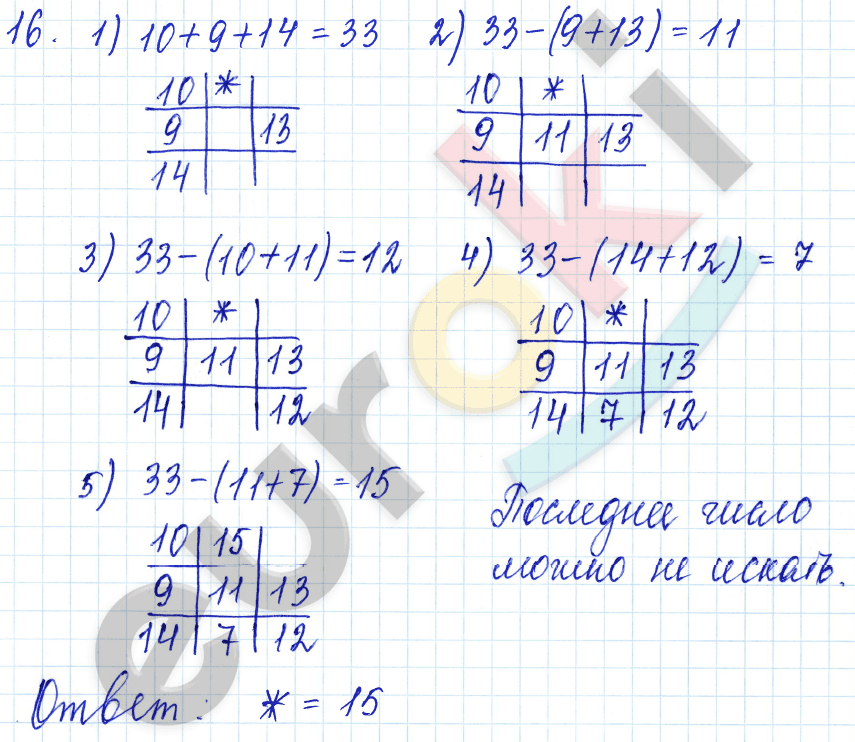 Математика 5 класс. ФГОС Мерзляк, Полонский, Якир Задание 16