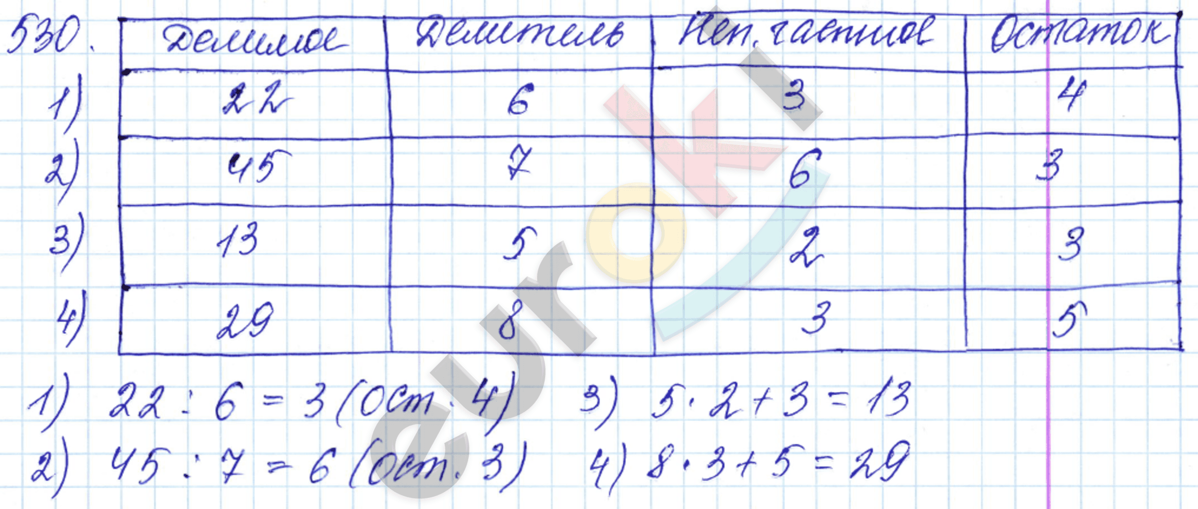 Математика 5 класс. ФГОС Мерзляк, Полонский, Якир Задание 530