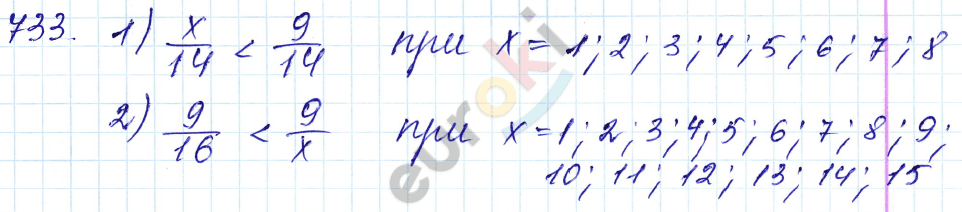 Математика 5 класс. ФГОС Мерзляк, Полонский, Якир Задание 733