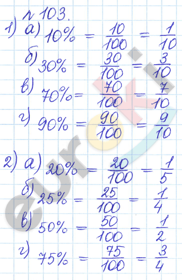 Математика 6 класс. Задачник Бунимович, Кузнецова Задание 103