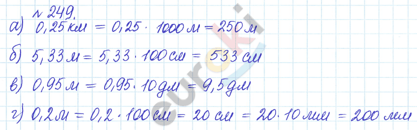 Математика 6 класс. Задачник Бунимович, Кузнецова Задание 249