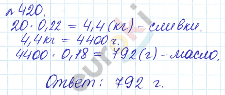 Математика 6 класс. Задачник Бунимович, Кузнецова Задание 420
