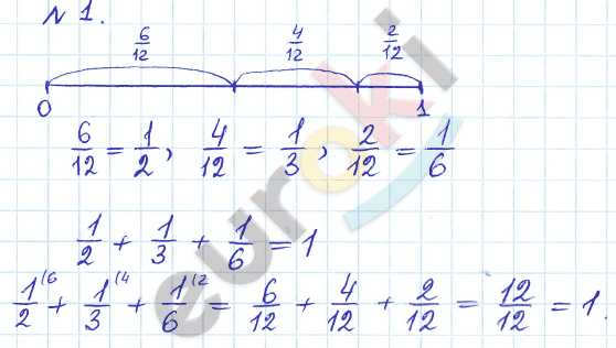 Математика 6 класс. Задачник Бунимович, Кузнецова Задание 1