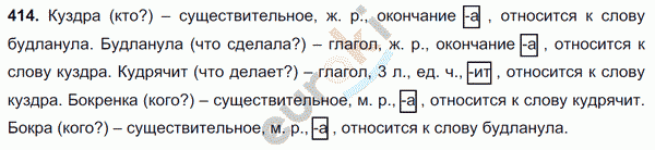 Русский язык 5 класс. Часть 1, 2. ФГОС Ладыженская, Баранов Задание 414