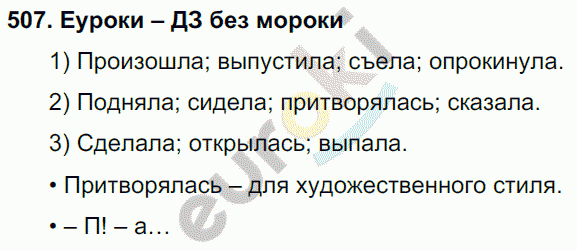 Русский язык 5 класс. Часть 1, 2. ФГОС Ладыженская, Баранов Задание 507