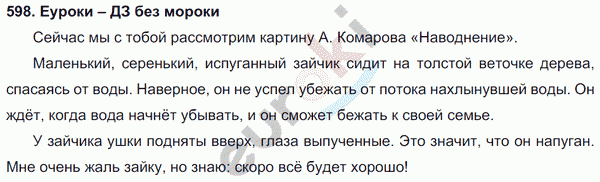 Русский язык 5 класс. Часть 1, 2. ФГОС Ладыженская, Баранов Задание 598