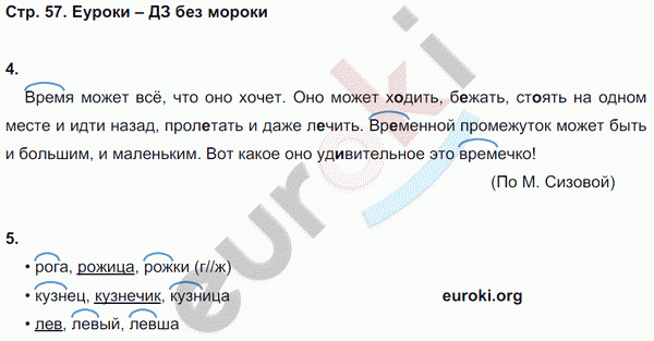 Контрольные работы по русскому языку 3 класс. Часть 1, 2. Ко всем учебникам Крылова Страница 57