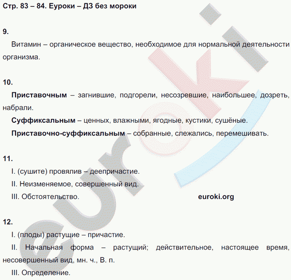 Рабочая тетрадь по русскому языку 7 класс. Комплексный анализ текста (КАТ) Малюшкин Страница 83