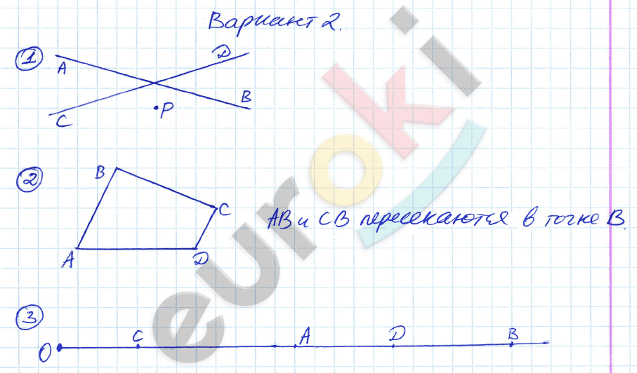 Математика 5 класс виленкин 2023 год ответы. Самостоятельная работа 2 вариант 5 класс лучи. Работа 3 плоскость прямая Луч вариант 2. Геометрия 8 класс Виленкин самостоятельные работы. Гдз по проверочным работам по математике 5 класс Попов.