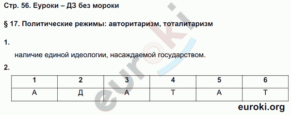 Рабочая тетрадь по обществознанию 9 класс Федорова, Никитин Страница 56