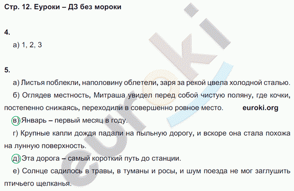 Тесты по русскому языку 8 класс. Часть 1, 2 Книгина Страница 12