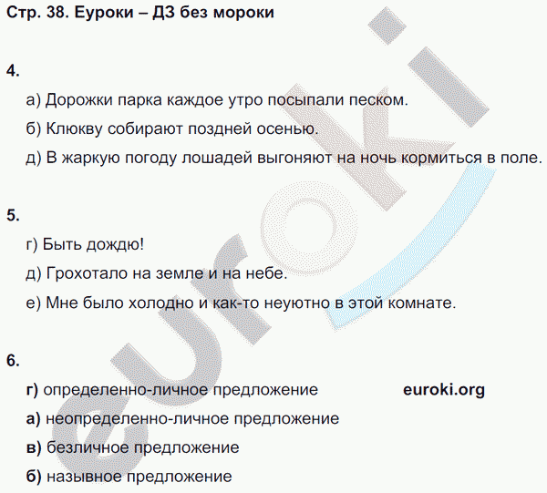 Тесты по русскому языку 8 класс. Часть 1, 2 Книгина Страница 38