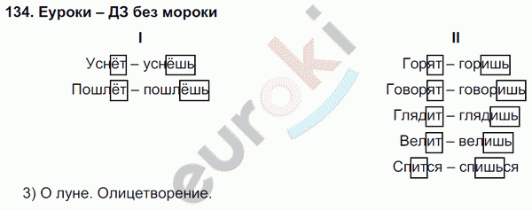 Русский язык 4 класс Полякова Задание 134