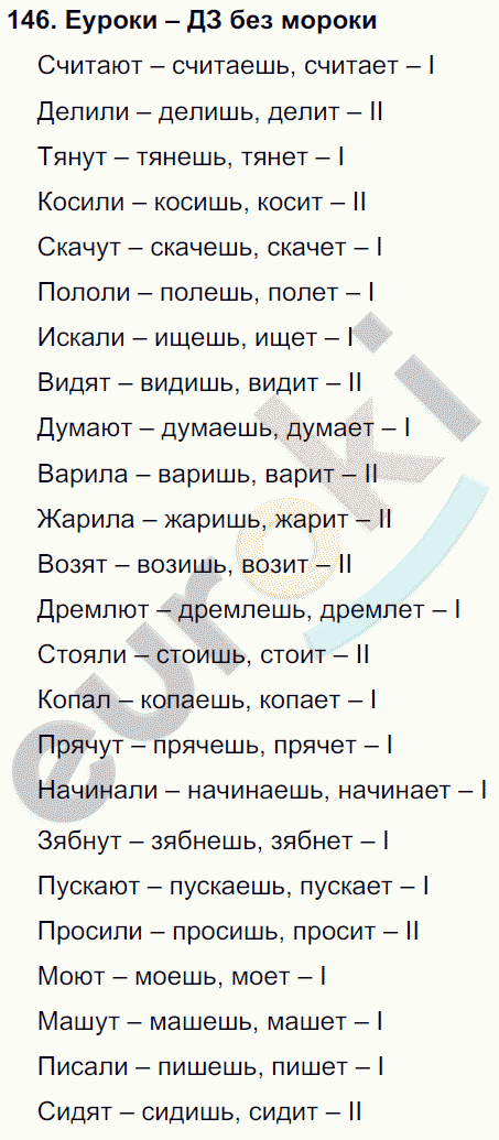 Русский язык 4 класс Полякова Задание 146