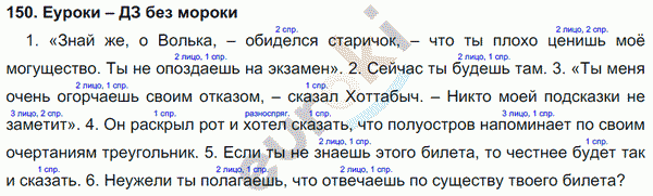 Русский язык 4 класс Полякова Задание 150